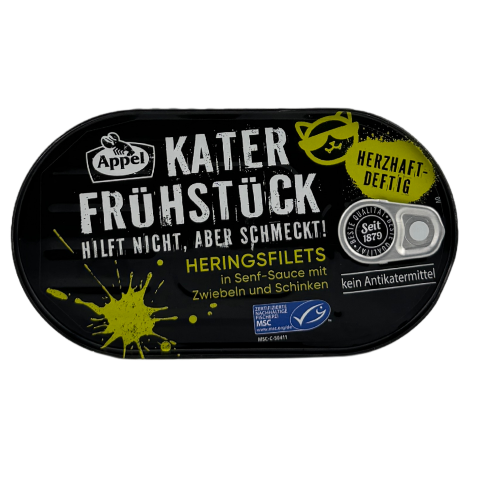 Appel Filety ze sledě v hořčicové omáčce s cibulí a šunkou