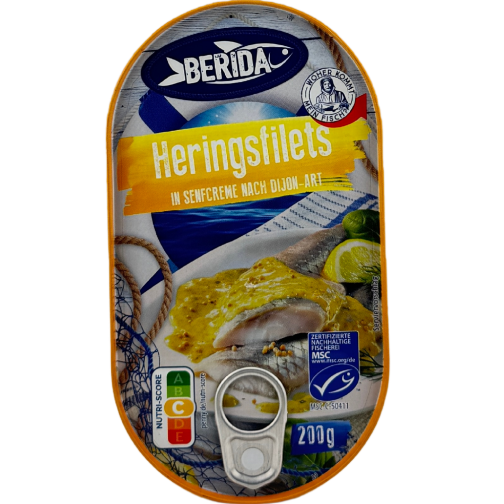 Berida Filety ze sledě v dijonské omáčce