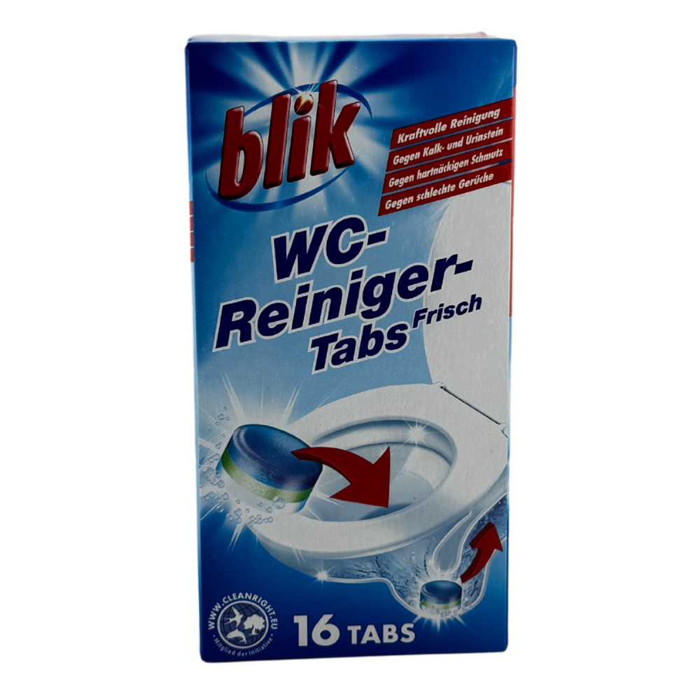 Blik WC čisticí tablety se svěží vůní – 16 ks