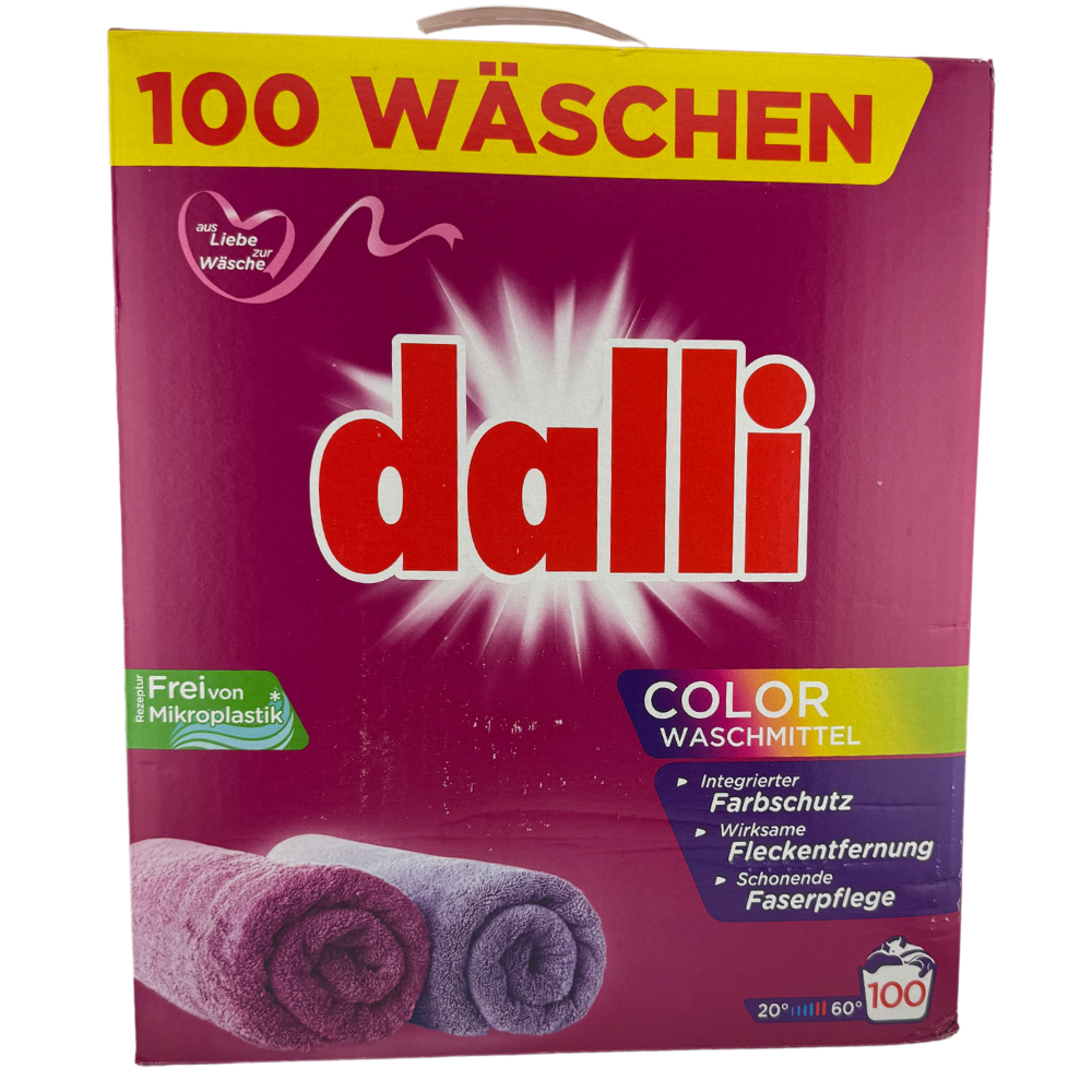 Dalli Color prací prášek na barevné prádlo – 100 dávek (6,5 kg)