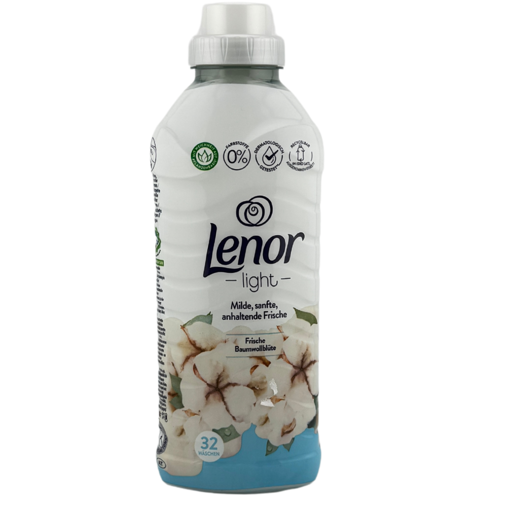 Lenor Light Fresh Cotton – aviváž bez barviv (Svěží bavlna)