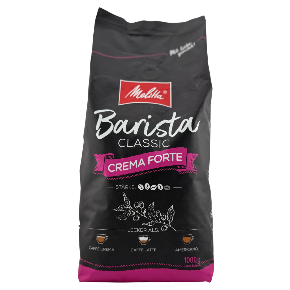 Melitta Barista Classic Crema Forte – zrnková káva 1000 g