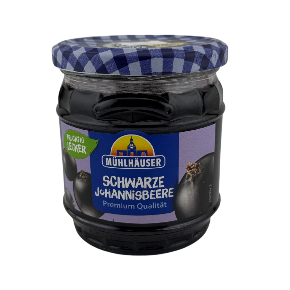 Mühlhäuser Džem z černého rybízu výběrový (Extra) 450 g