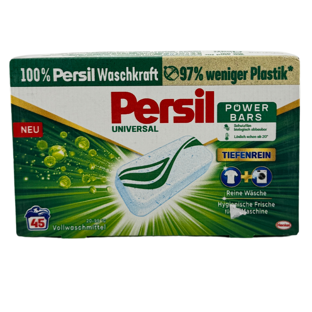 Persil Universal Power Bars – prací tablety na bílé prádlo 45 ks