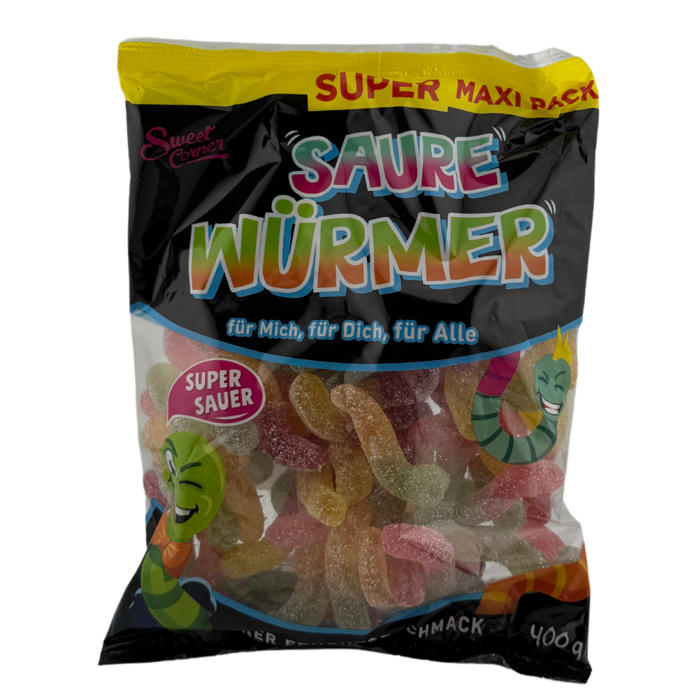 Sweet Corner Kyselí červíci Maxi Pack 400g