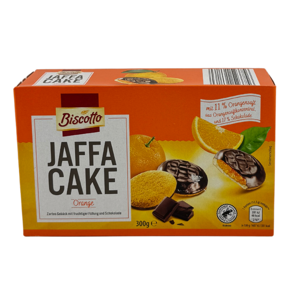 Biscotto Jaffa Cakes Pomeranč – piškoty s želé v hořké čokoládě 300 g
