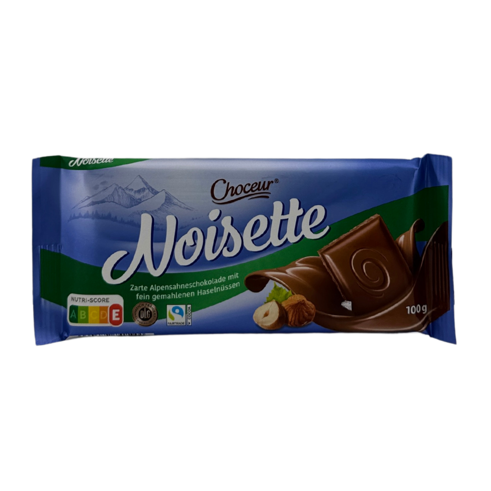 Choceur Noisette – Jemná mléčná čokoláda s mletými lískovými oříšky