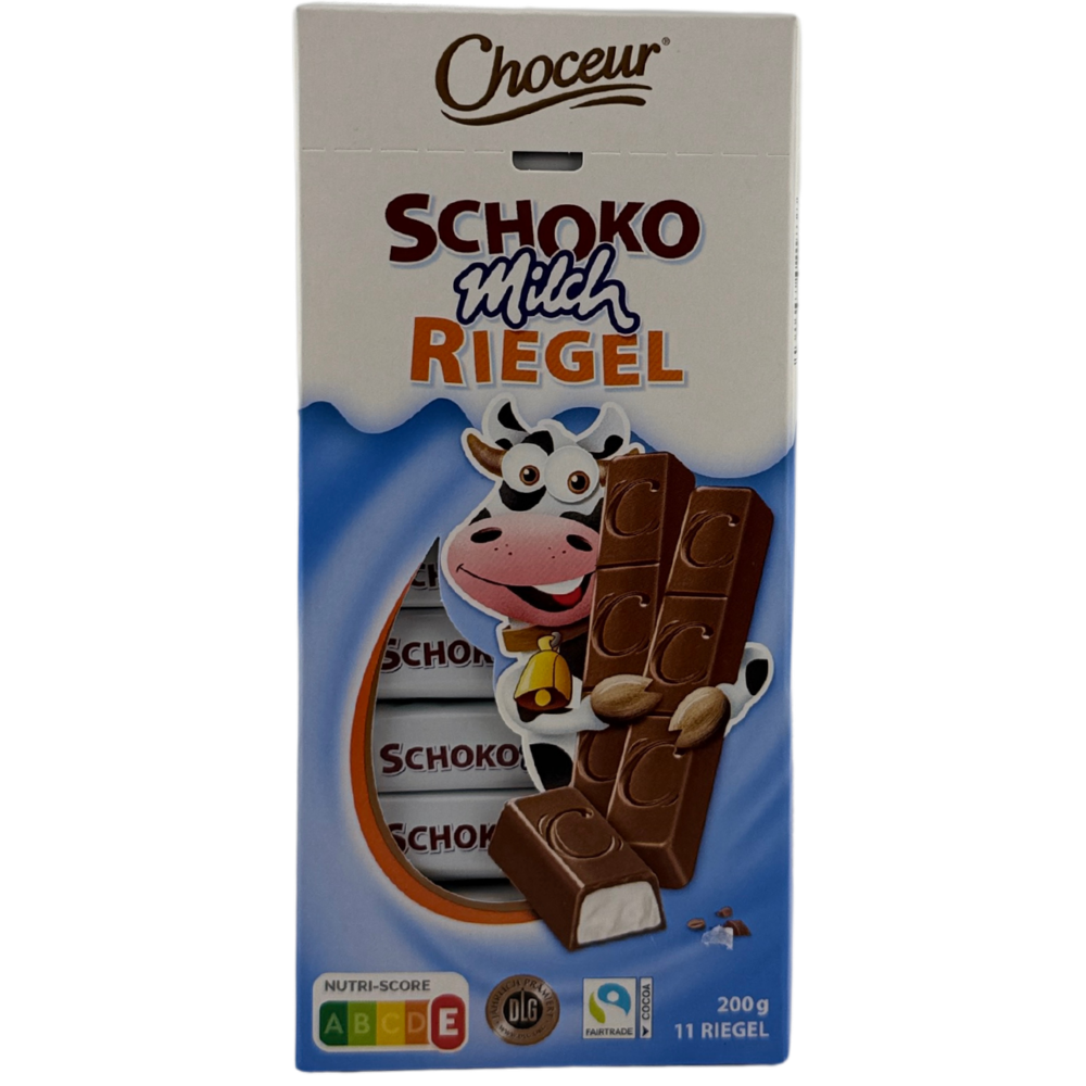 Choceur Mléčné tyčinky s bohatou mléčnou náplní