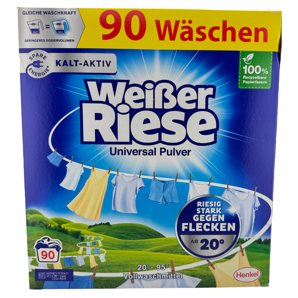 Weißer Riese Universal Pulver – prací prášek na bílé prádlo 90 PD